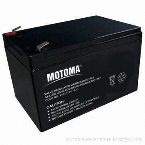 12V/7Ah SLA Battery with 300 Cycle Times and Low Self-discharge Performance, for UPS Use
